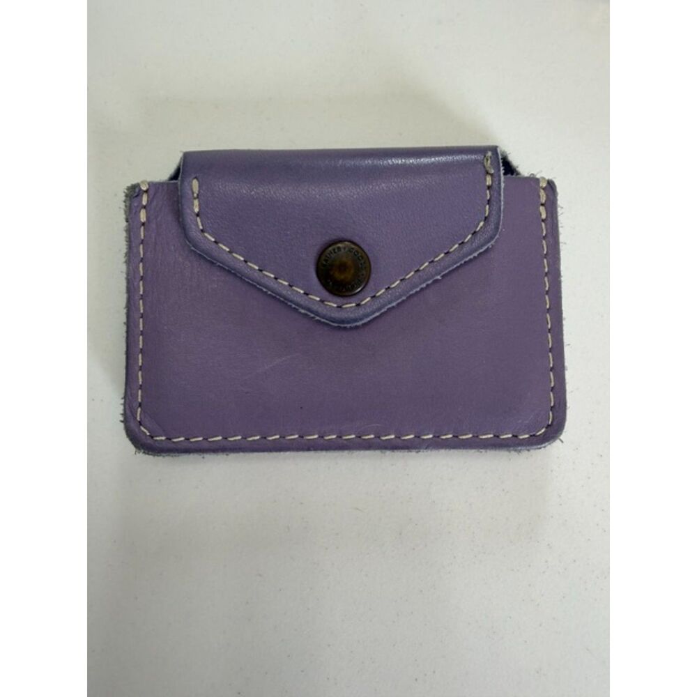 Portland Leather Lovebug Wallet Three Compartment Lavender